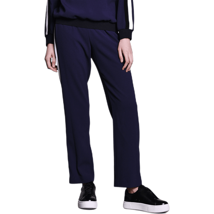 Colorblock hlače Modra