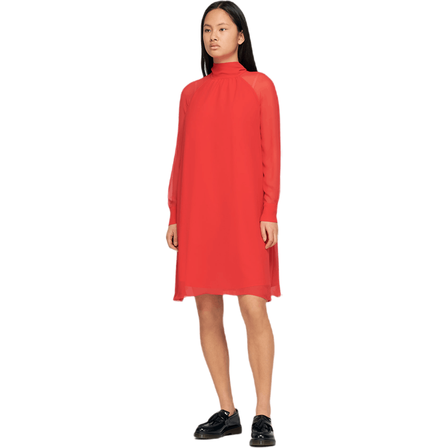 Fließendes Kleid Rot