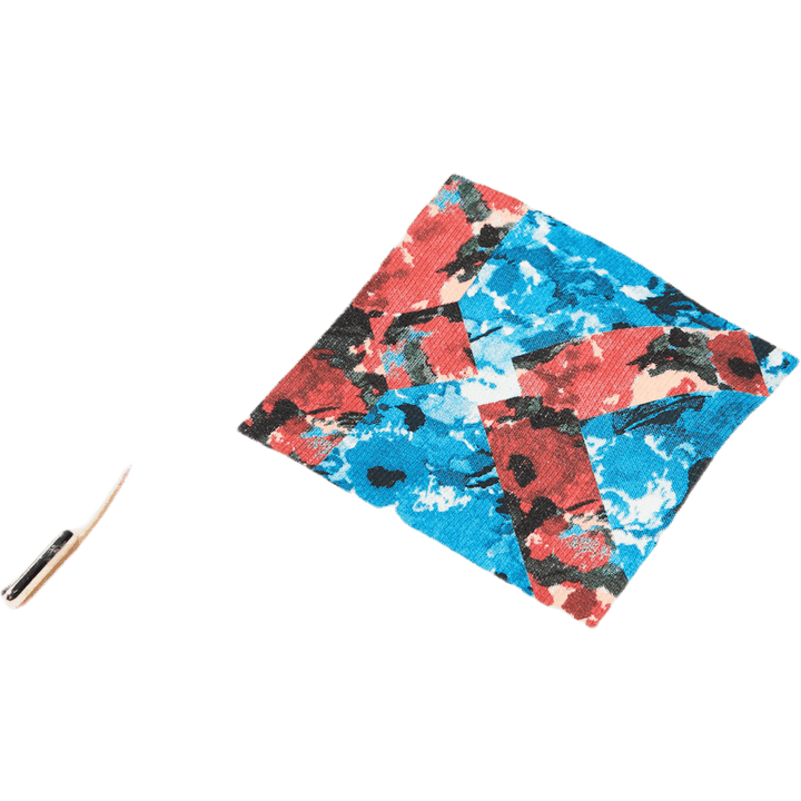 Aquarelle K Boxy Kapuzenpullover Weiß