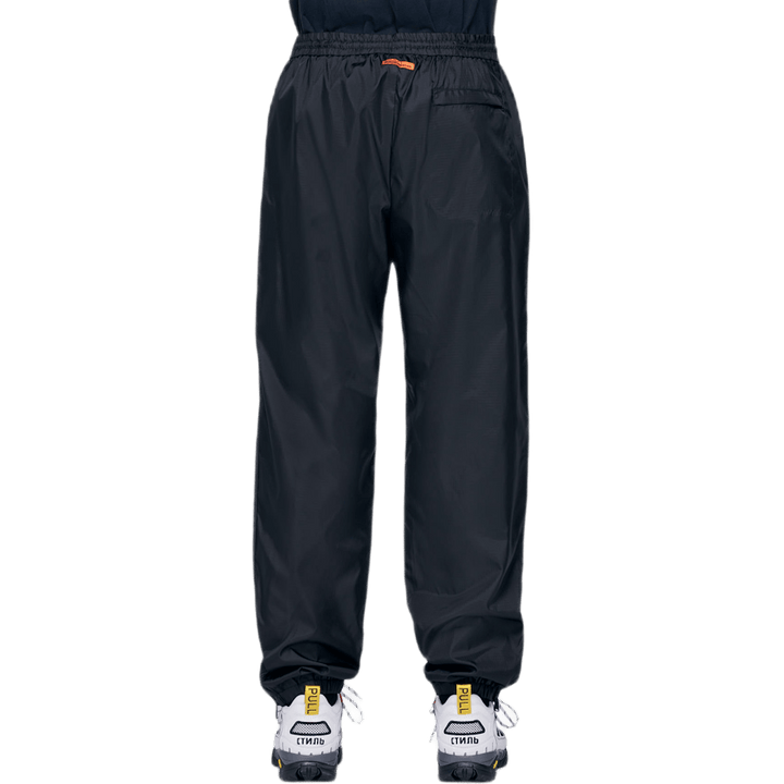 Nylon joggebukse med prikker, svart