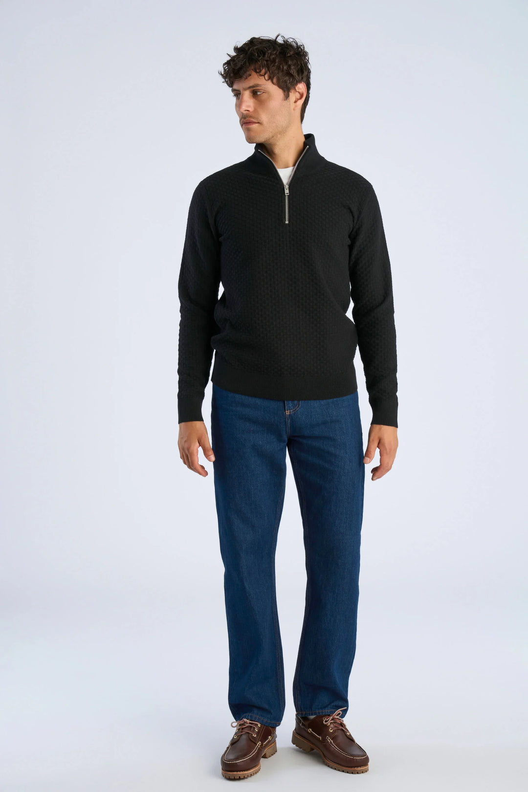 Half Zip Black