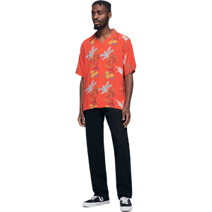 Hawaiin Floral Shirt Red
