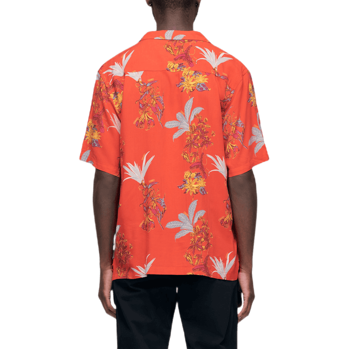 Hawaiin Floral Shirt Red