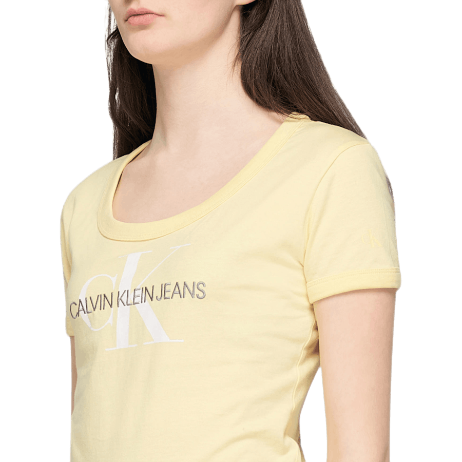 Vegetable Dye Monogram Baby Te Yellow