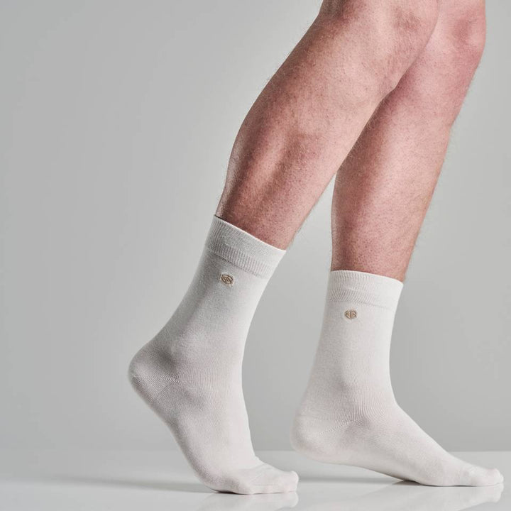 Classic Dress-Socks 5-Pack Bamboo (38-45) White