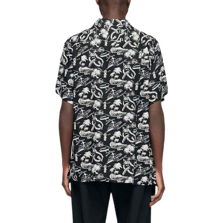 Okole Maluna Camp Shirt Black