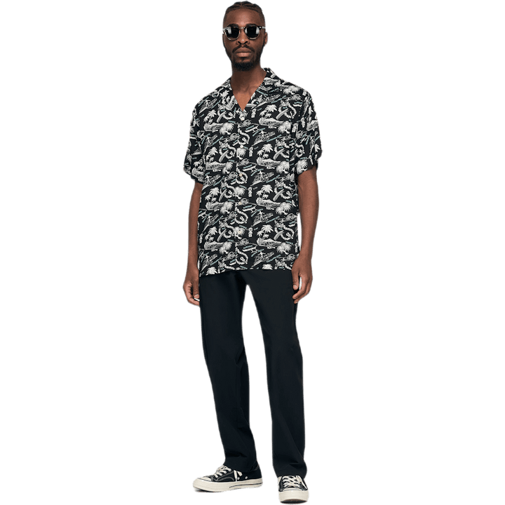 Okole Maluna Camp Shirt Black