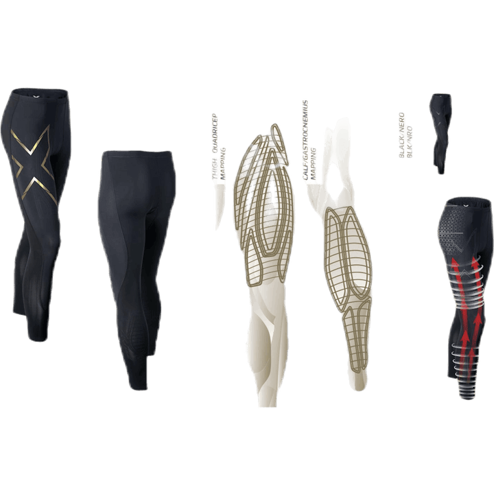 Elite MCS Compression Tights Black/Gold