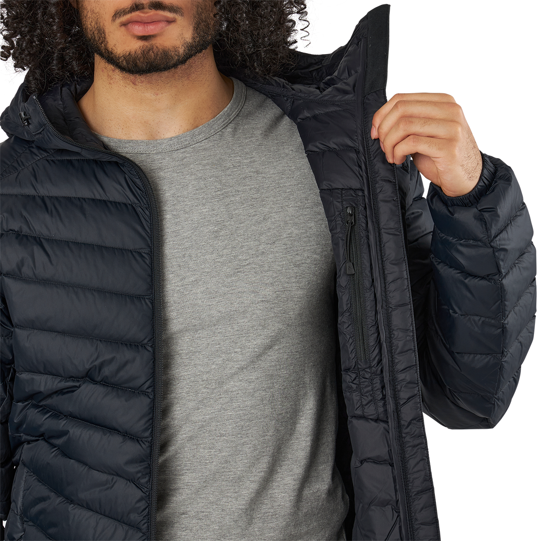 M Frost Down Hood Jacket Black