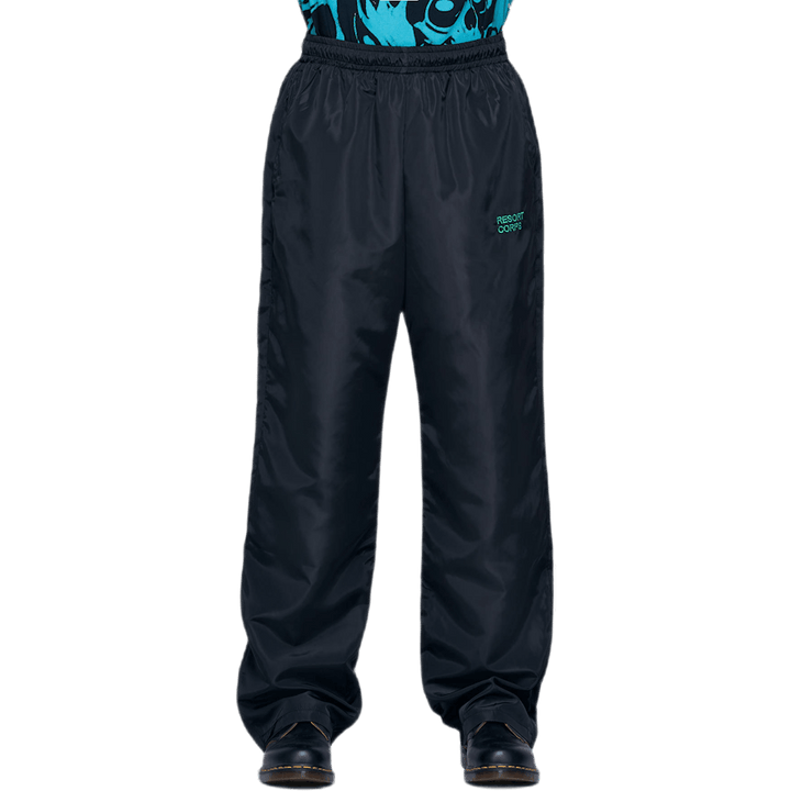 Highwaist Nylon Trousers Black