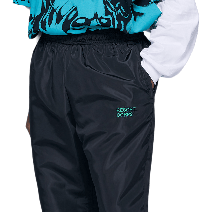 Highwaist Nylon Trousers Black