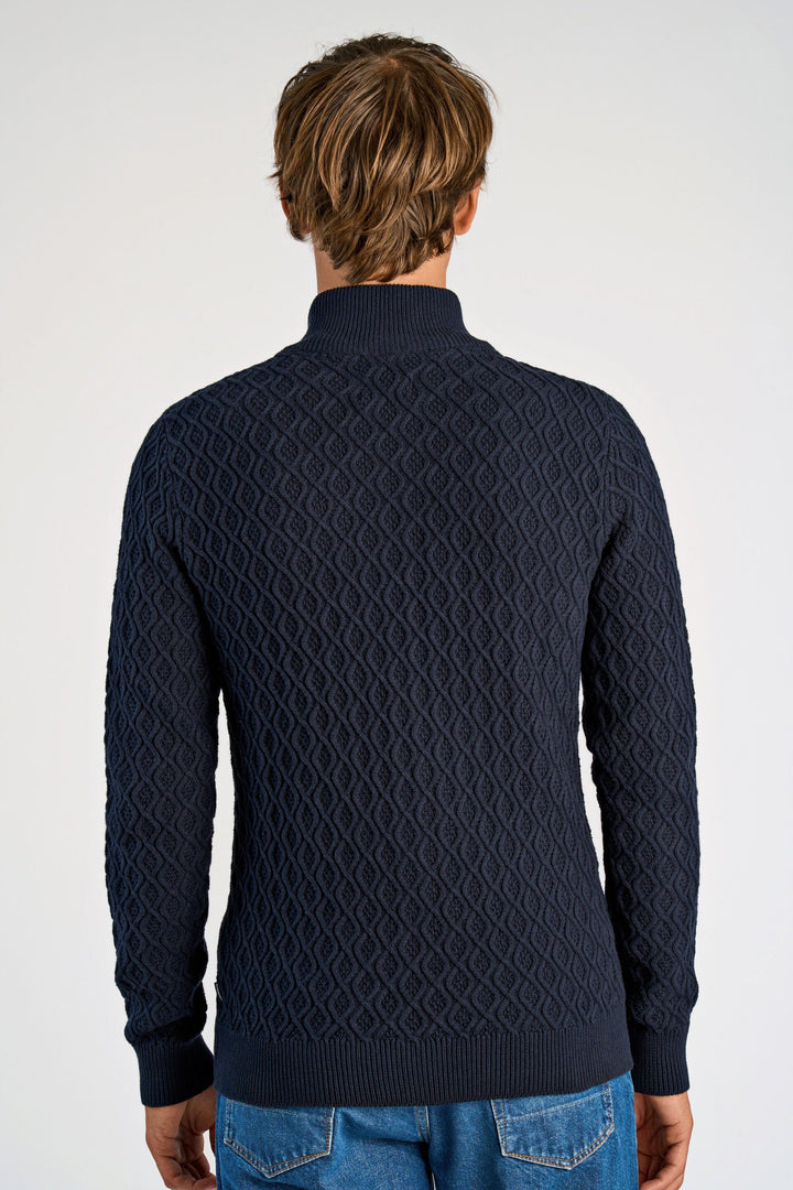 Recycle Full Zip Blue