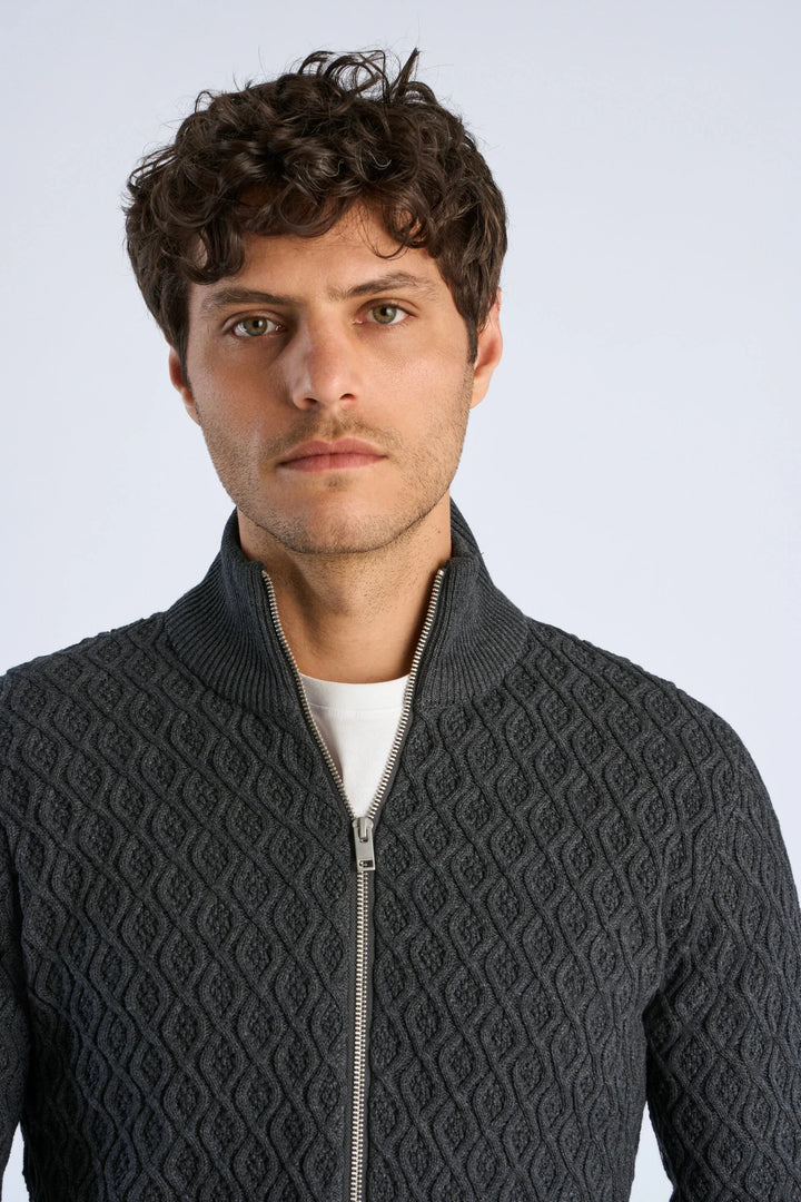 Recycle Full Zip Grey