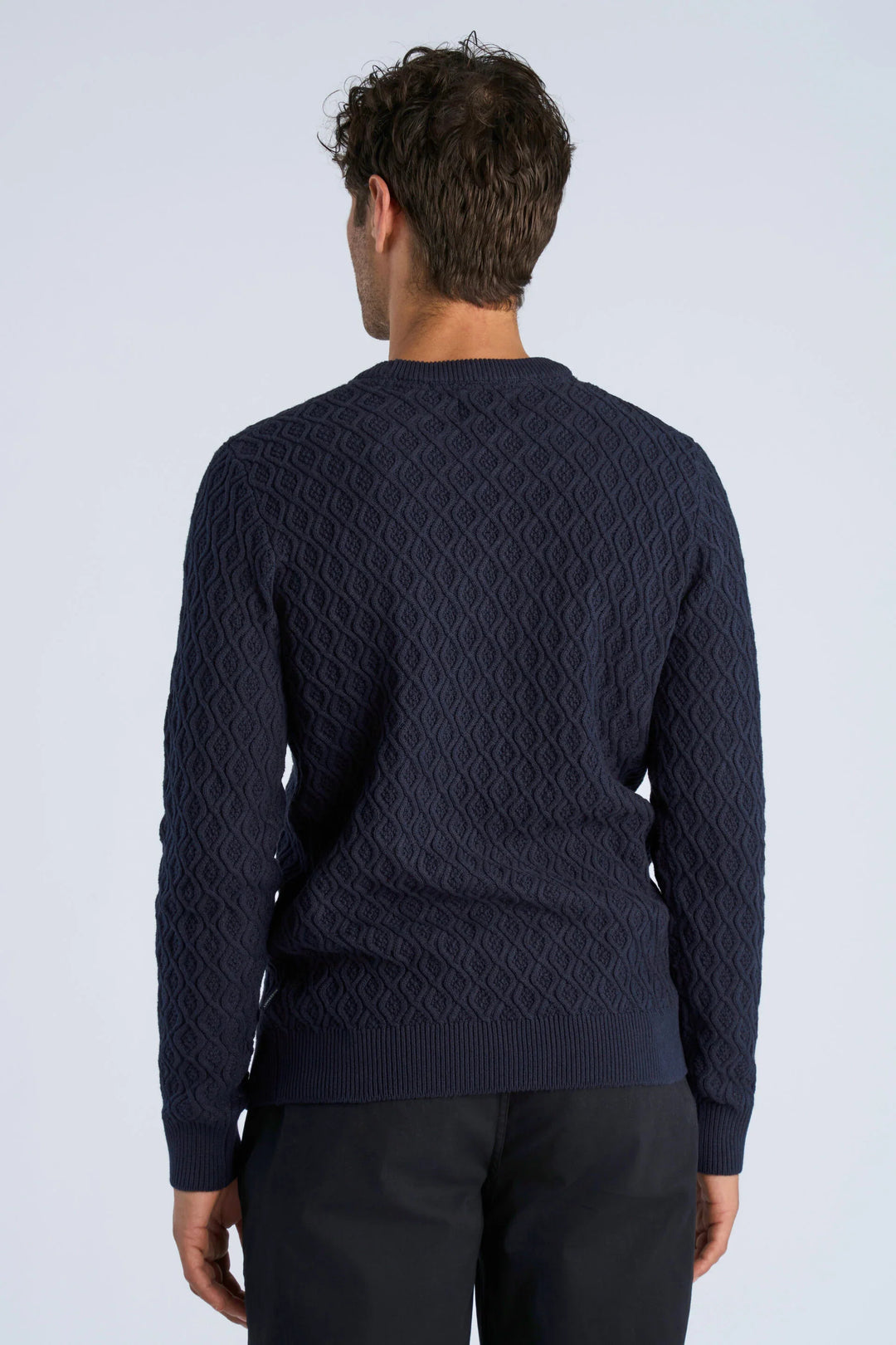 Recycle Knit Jumper Blue