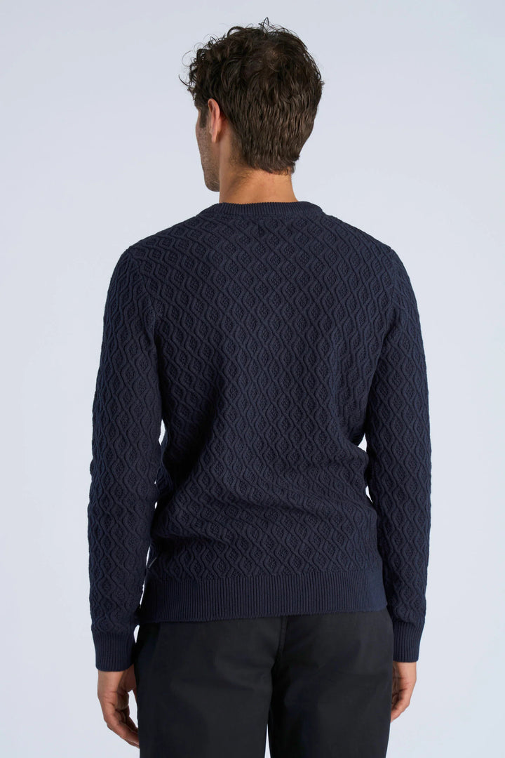 Recycle Knit Jumper Blue