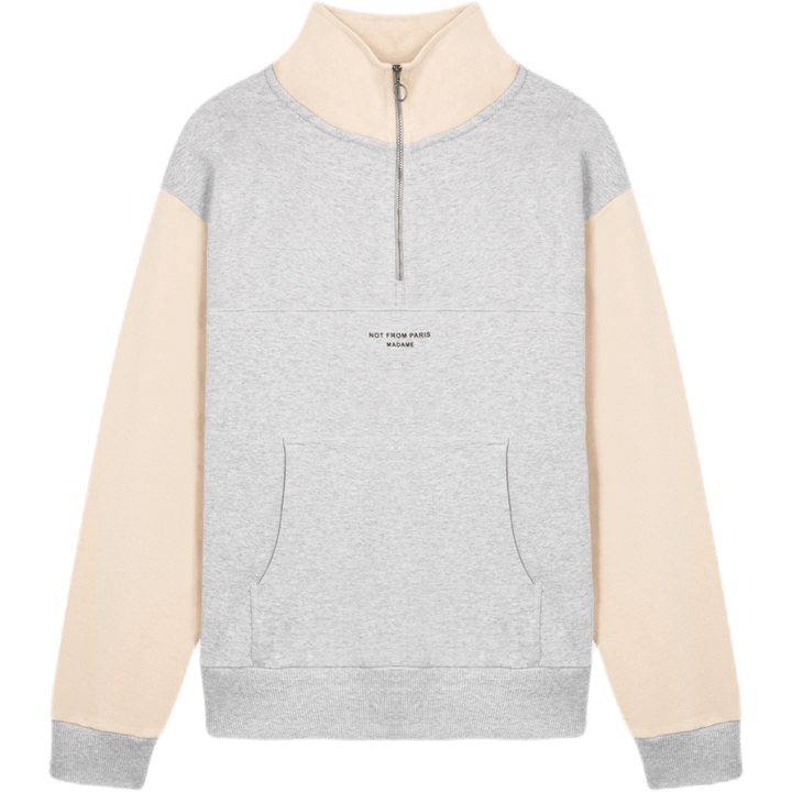 Half-zipped Nfpm Sweatshirt Gray