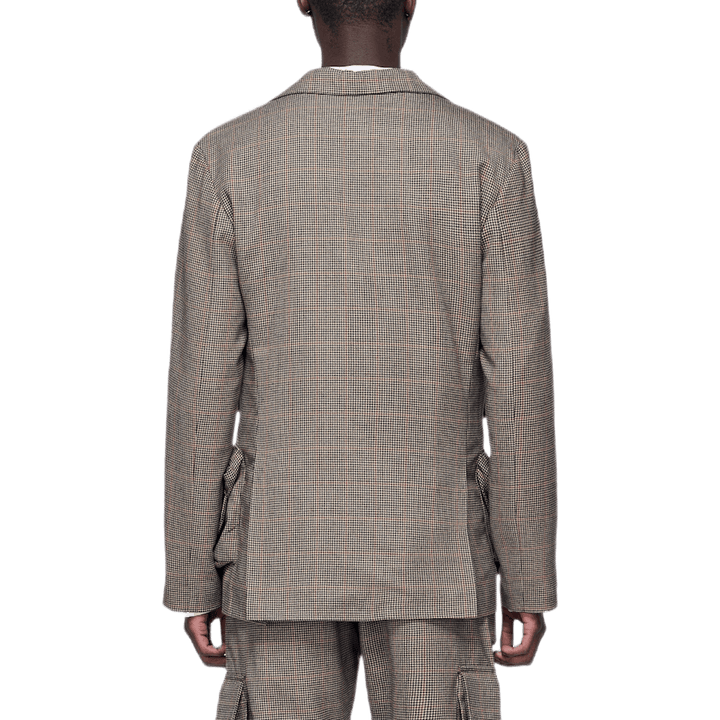 Utility Single Breasted Jacket Khaki