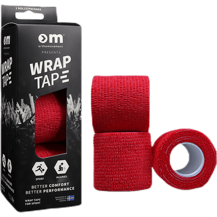 Wrap Tape 5CM/4,5M x3 Red