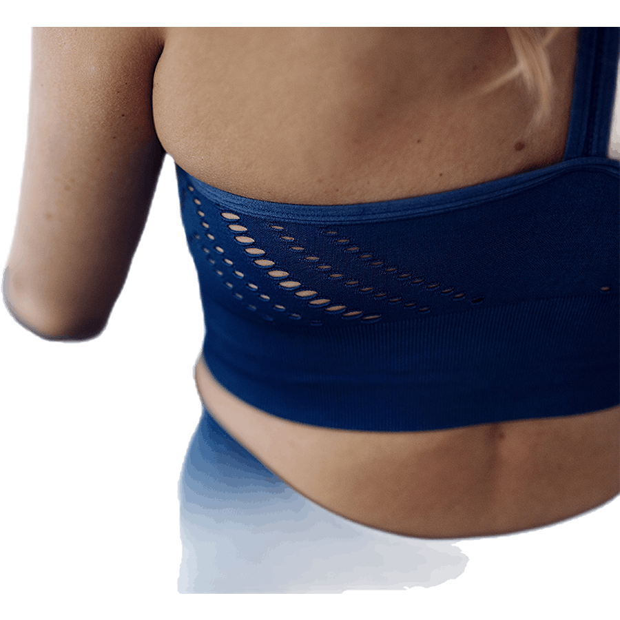 Abstrict Nahtloser BH Blau